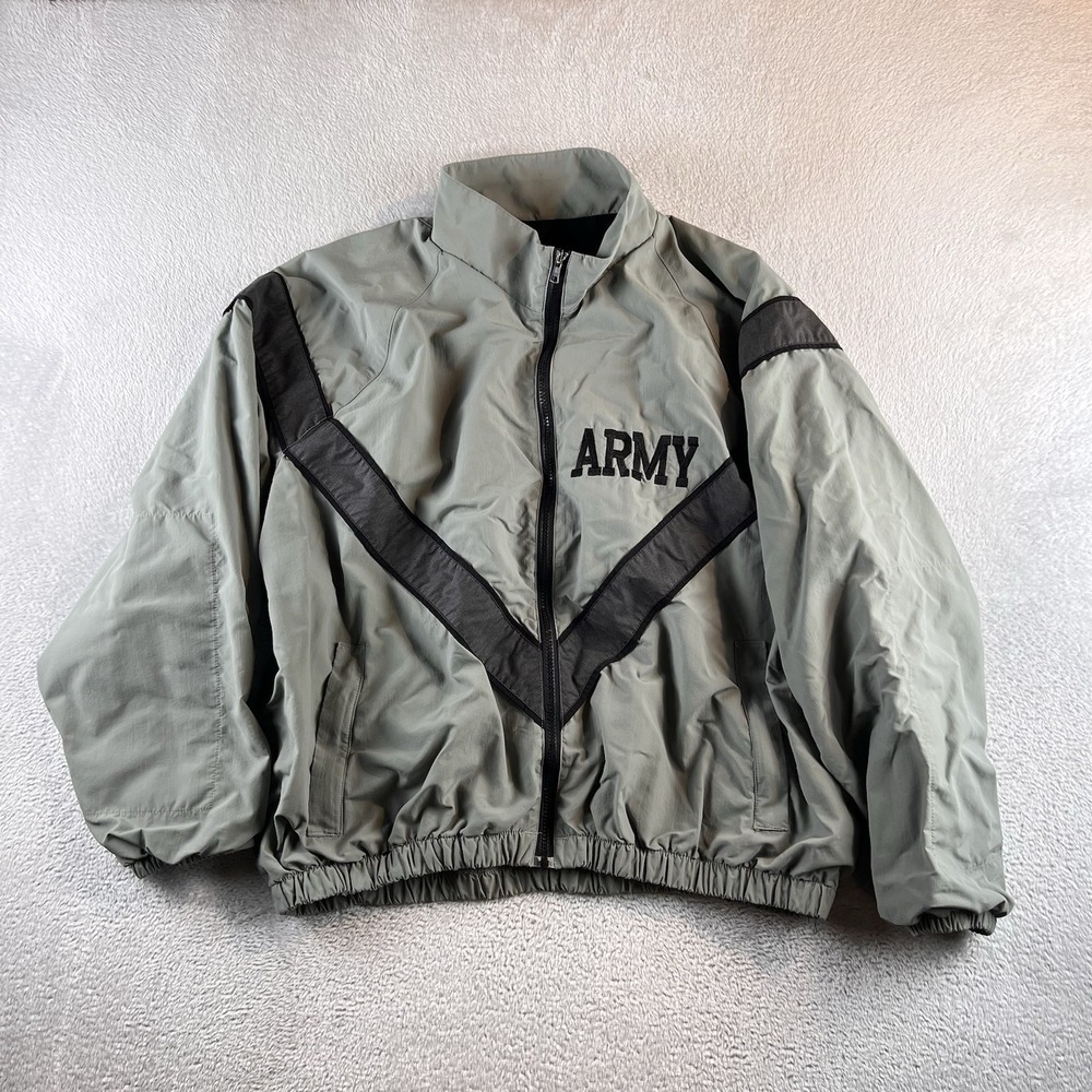 US Army IPFU Jacket Men's XL Short PT Chevron Full Zip Mesh Lined Skilcraft